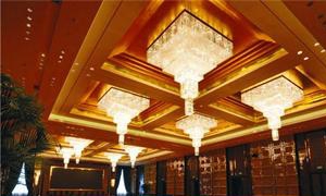 【酒店宴会厅】方形K9水晶材质水晶灯SSDZ058636