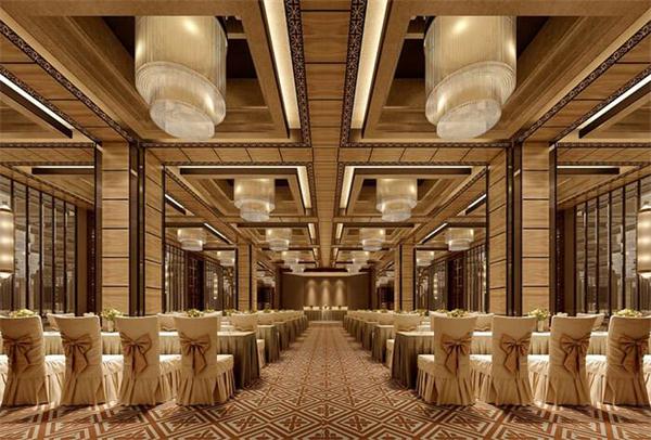 大型酒店宴会厅灯具定制厂家 照明设计一站式解决