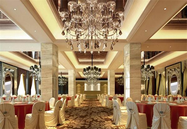 酒店宴会厅灯具照明设计厂家定制案例 价格合理 一站式安装