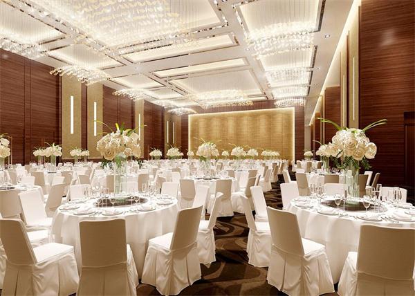 酒店宴会厅大型水晶灯具厂家定制  整体照明设计一站式