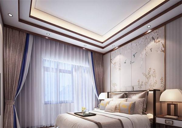 新中式风格酒店客房灯具厂家定制效果图案例
