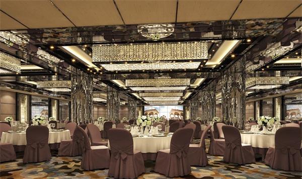 高档酒店宴会厅水晶灯具定制厂家 一站式设计供应安装