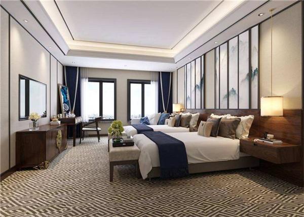 高档新中式风格酒店客房标间床头小吊灯定制效果图 厂家直供